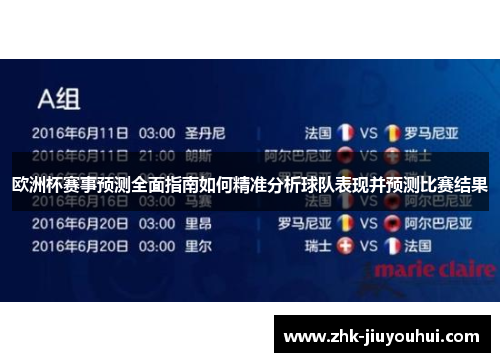欧洲杯赛事预测全面指南如何精准分析球队表现并预测比赛结果